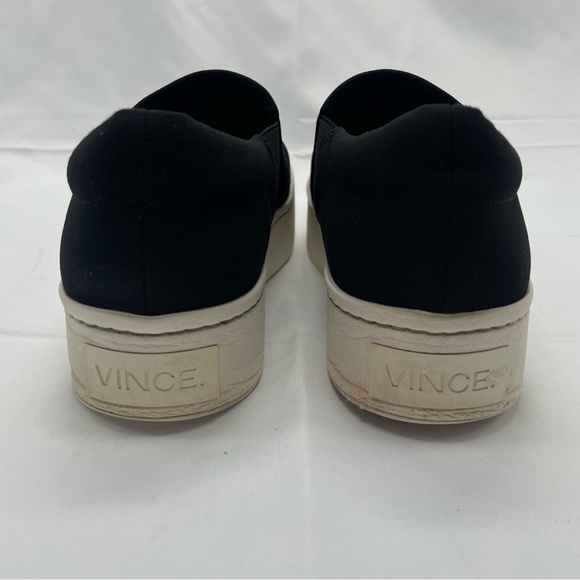 Vince Warren Suede Black Platform Sneakers - Picture 9 of 13